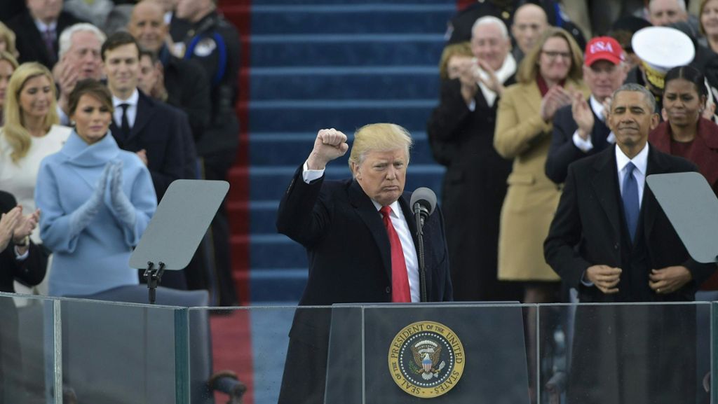 Amtseinführung von Donald Trump: Amerika an erster Stelle