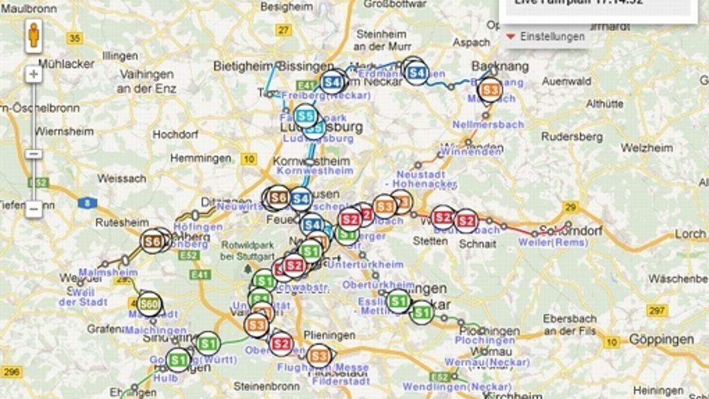 App für S-Bahn Stuttgart: 60 000 Euro für die „Livemap“