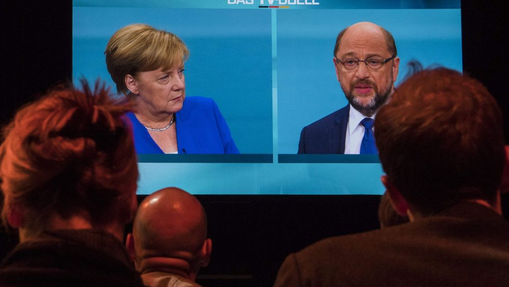 TV-Duell zur Bundestagswahl: Ein Patt im  Debat-O-Meter-Duell
