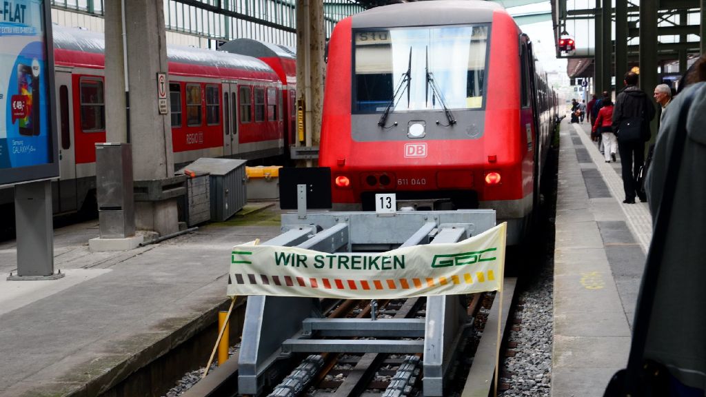 Streik bei der Bahn: Von 21 Uhr an stehen Züge und S-Bahnen