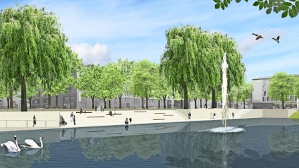 Feuersee: Bezirksbeiräte votieren für ein Ufer mit urbanem Flair