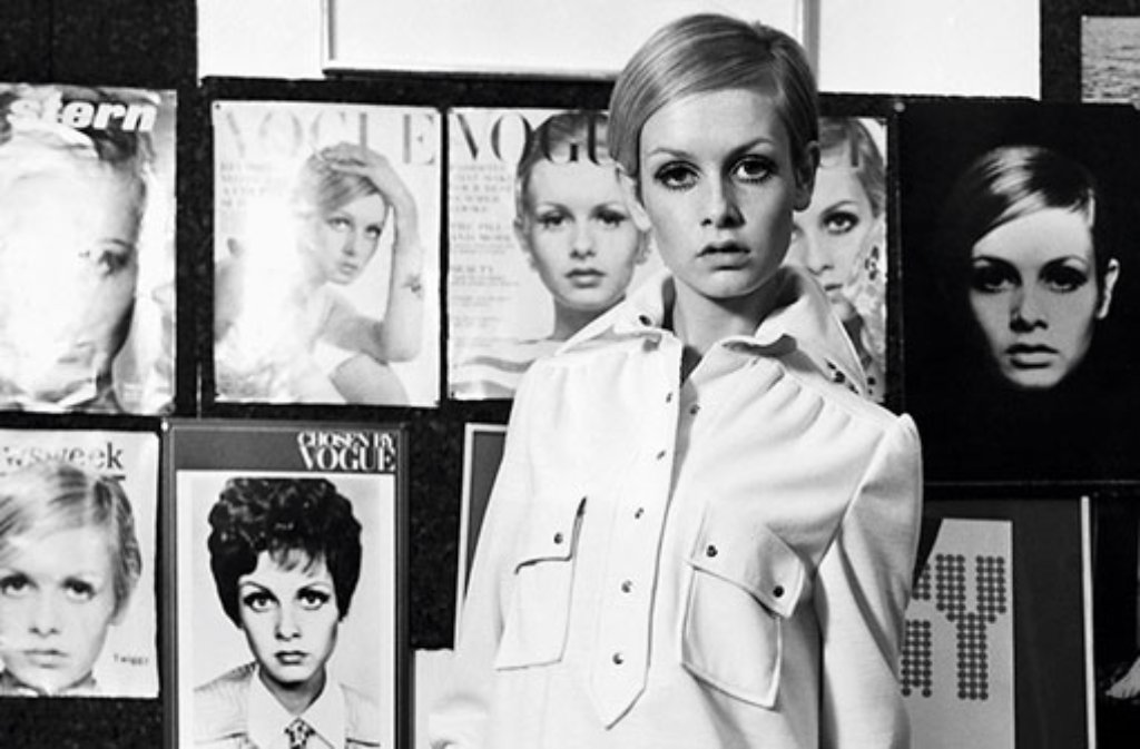 Jede Zeit hat ihre Stil-Ikonen, die die Modewelt nachhaltig beeinflussen. Vor allem Frauen aus der Fashion- (wie hier Twiggy, das Gesicht der "Swinging Sixties"), Film- und Musikbranche setzen Trends und prägen den Geschmack ganzer Generationen.