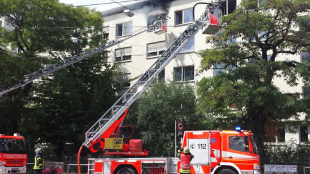 Stuttgart-Nord: Toter bei Feuer in Männerwohnheim