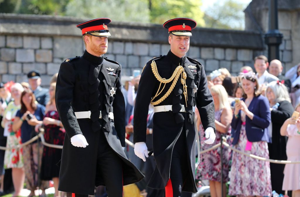 Bräutigam und „best man“: Prinz Harry (links) und sein Bruder und Trauzeuge William