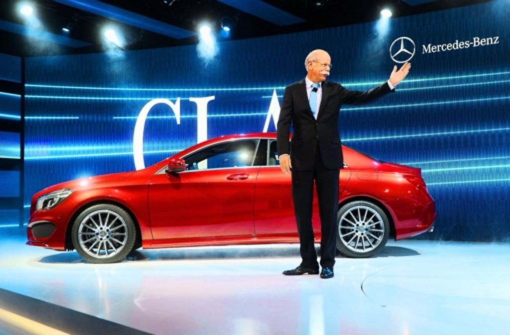 Der Daimler-Chef hat in Detroit die neue CLA-Klasse vorgestellt.