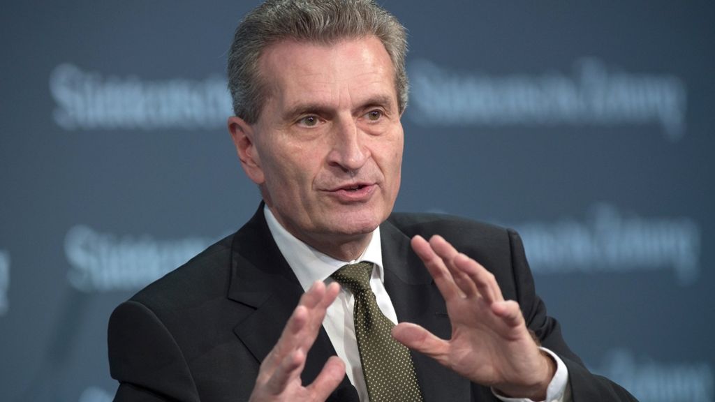 Grün-Schwarz in Baden-Württemberg: Oettinger glaubt an eine starke Koalition