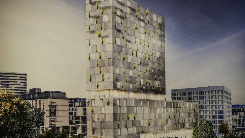 Turmbau auf dem S-21-Areal in Stuttgart: Jury wählt begrünte Fassade für Hotels