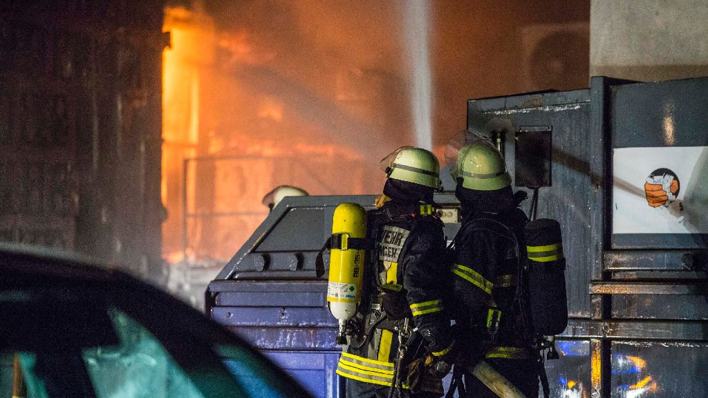 Sindelfinger Innenstadt: Eine Million Euro Schaden bei Großbrand