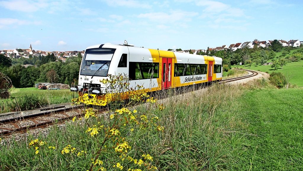 Böblingen: Schönbuchbahn wird teilweise zweigleisig: Grünes Licht für den Ausbau