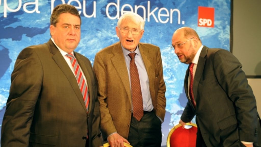 Klausurtagung der SPD-Spitze: Habermas kritisiert Europapolitik der Koalition