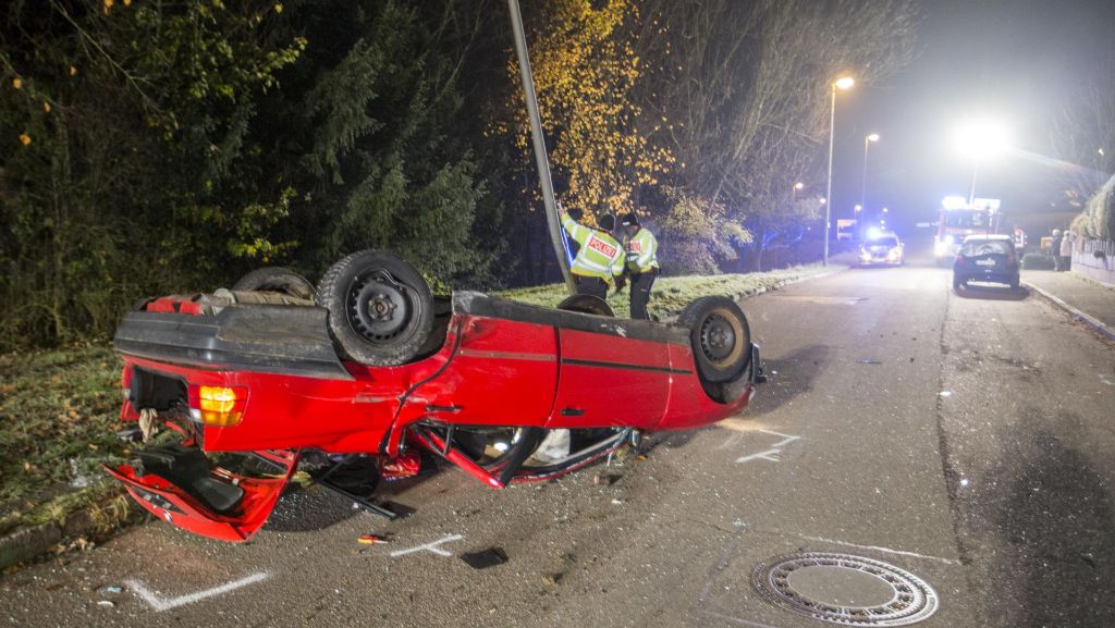 Polizei Kreis Ludwigsburg: Unfallfahrer bedroht Zeugen und flüchtet
