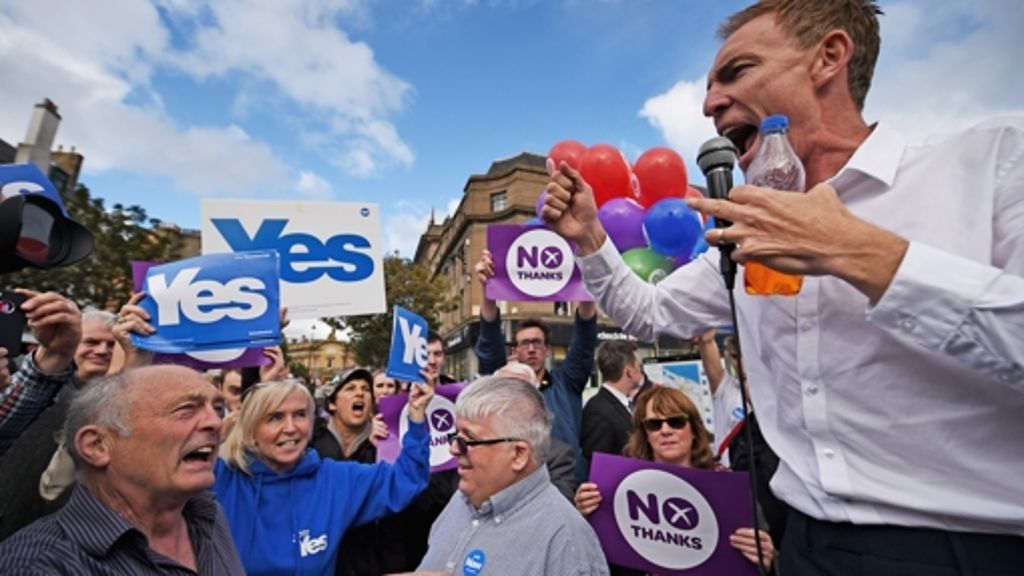 Schottland vor Unabhängigkeitsreferendum: Im Hafenstädtchen Kirkcaldy fliegen  Eier