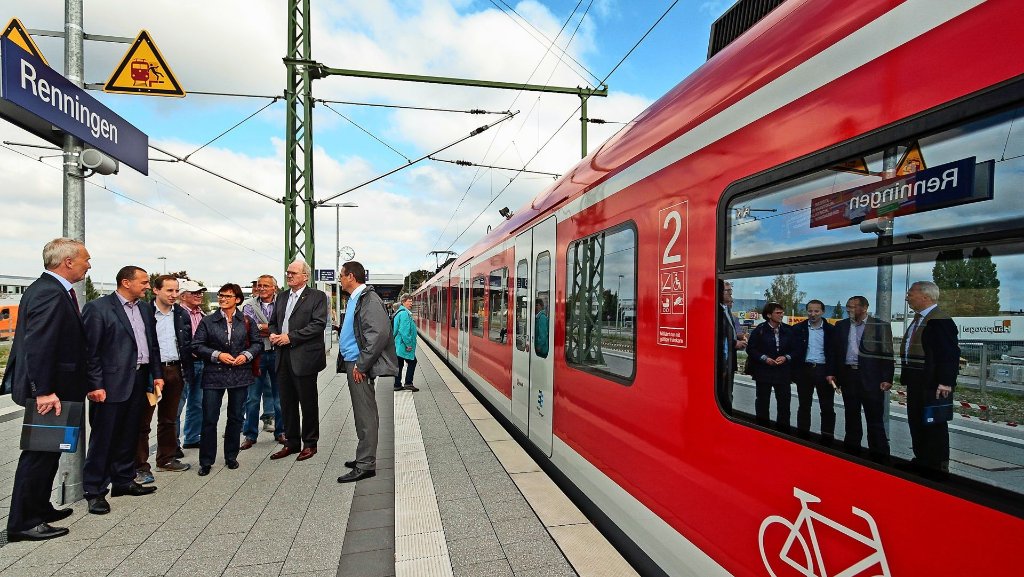 Stuttgart/Renningen: Die S-Bahn darf gar nicht bevorzugt fahren