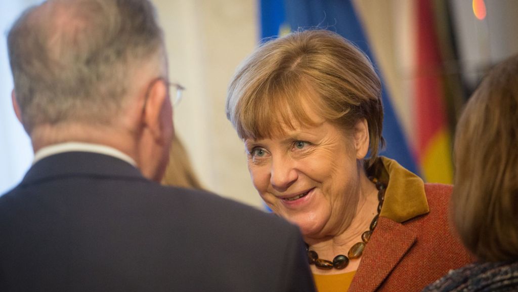 Neues Schloss in Stuttgart: Merkel als „beispielhafte Christin“ gewürdigt