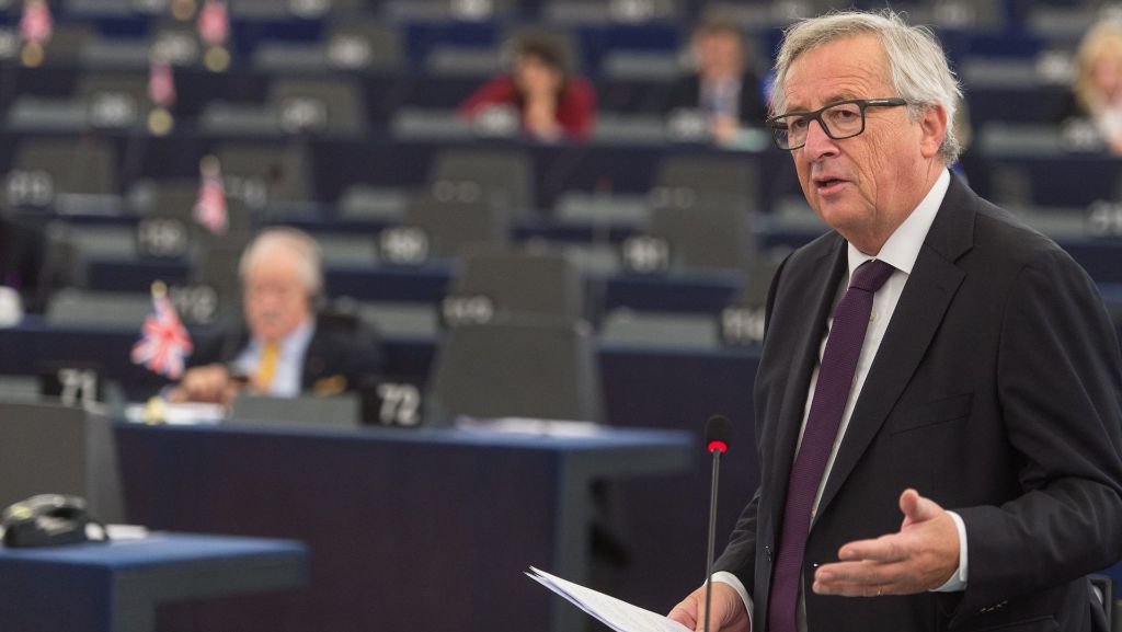 Rede zur Lage der Europäischen Union: Juncker will den Euro überall in der EU einführen