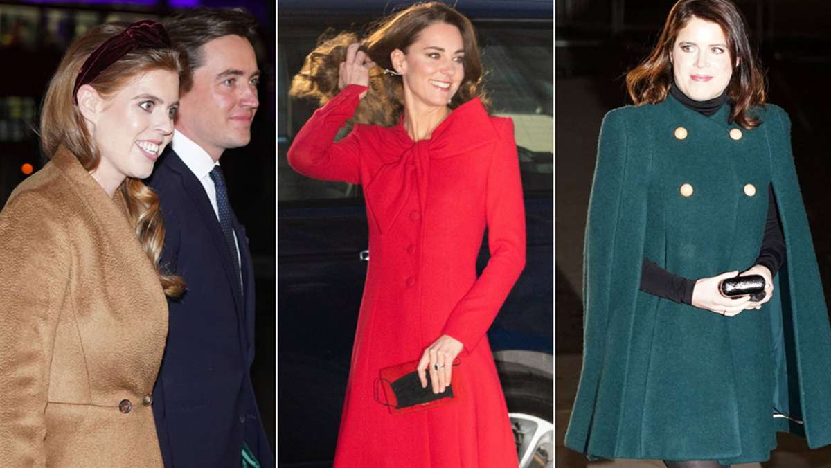 Herzogin Kate, Beatrice und Eugenie: Was die Windsor-Frauen trugen