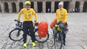 Fellbacher  auf dem Jakobsweg: Pilgern mit dem Fahrrad – ein Abenteuer für eine gute Sache