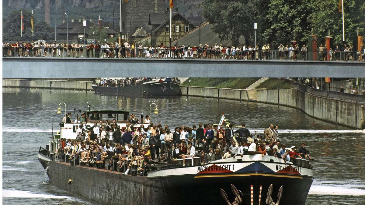 Bundeswasserstraße seit rund 100 Jahren: Als der wilde Neckar gezähmt wurde
