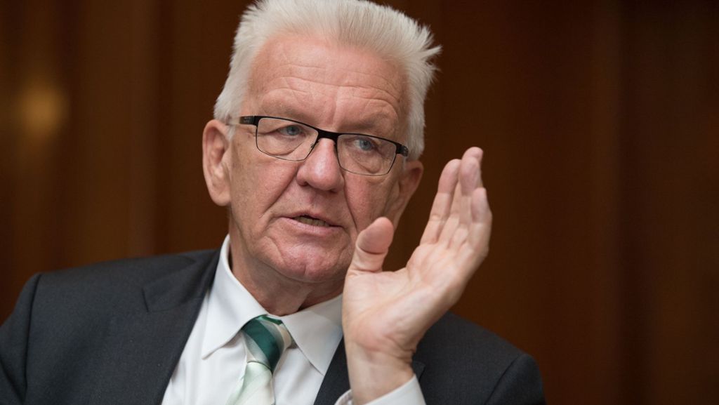 Winfried Kretschmann zur Bundestagswahl: Chance für zweistelliges Grünen-Ergebnis