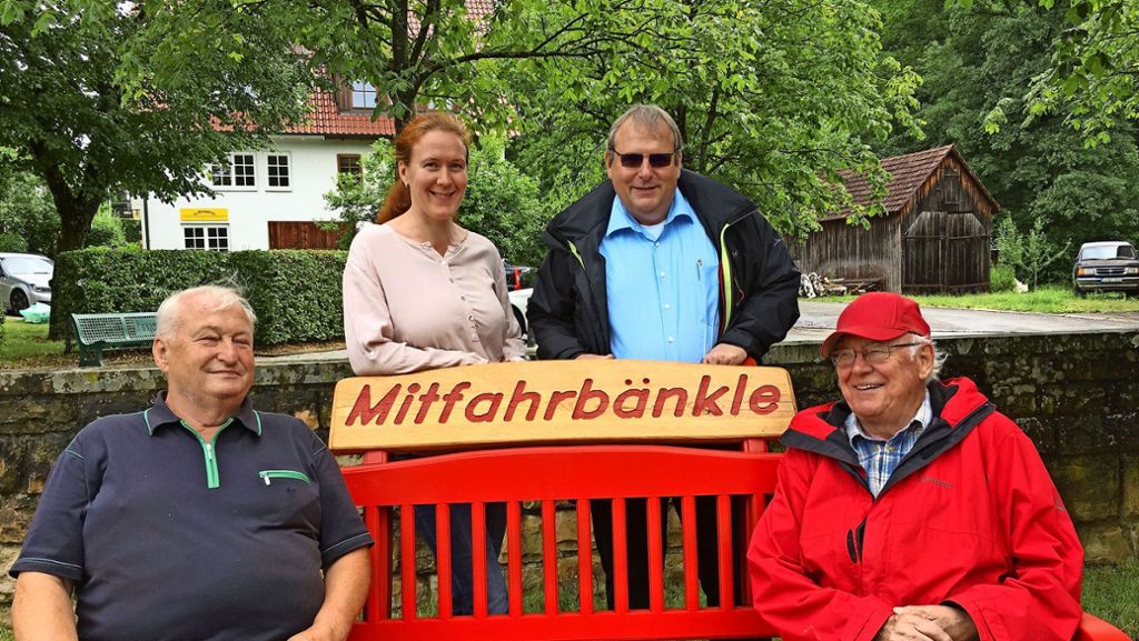 Mitfahrbänkle  fürs Nassachtal: Neue Mobilität im Dorf