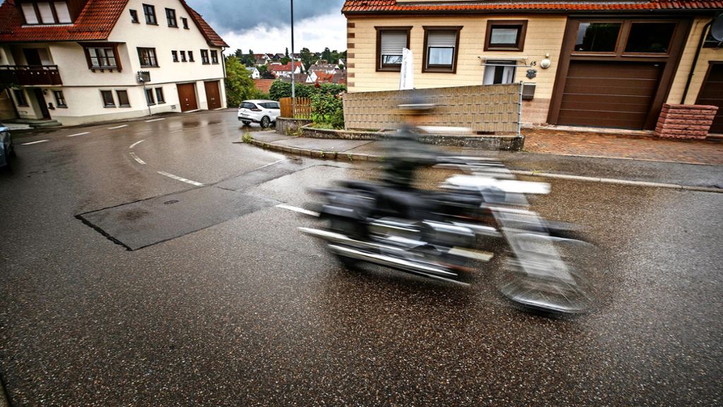 Motorradlärm in Schnait und Stetten: Viel Lärm und wenig Hoffnung auf Abhilfe