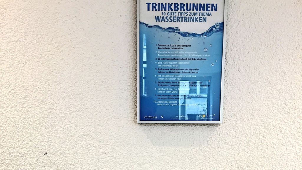Trinkwasserbrunnen: Stuttgart dürstet