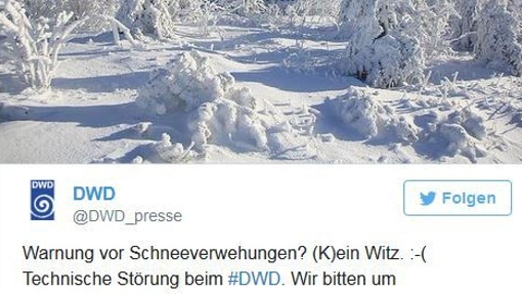 Kolumne „Angeklickt“: Wetterdienst warnt vor Schneeverwehungen