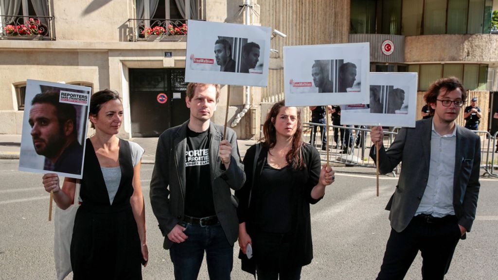 Pressefreiheit in der Türkei: Macron setzt sich für inhaftierten Fotografen ein