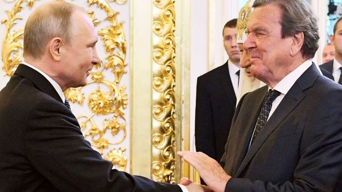 Ukraine-Krieg: Schröder zu Gesprächen mit Putin in Moskau