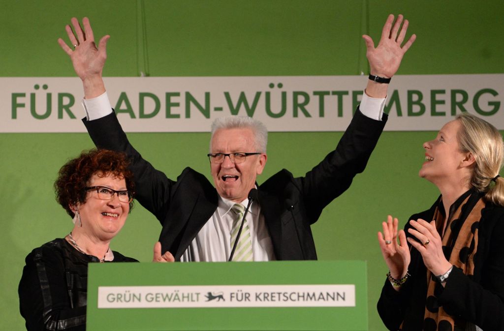 Bei der Landtagswahl am 13. März 2016 wurden die Grünen mit Ministerpräsident Winfried Kretschmann erstmals in der deutschen Geschichte stärkste Kraft auf Landesebene.