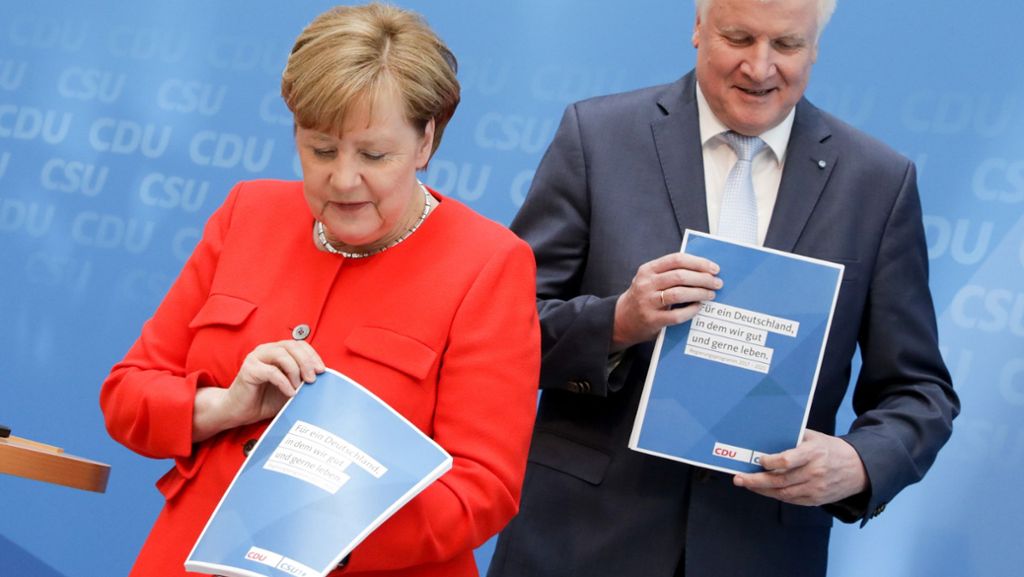 Merkel stellt ihr Regierungsprogramm vor: Brav und bieder