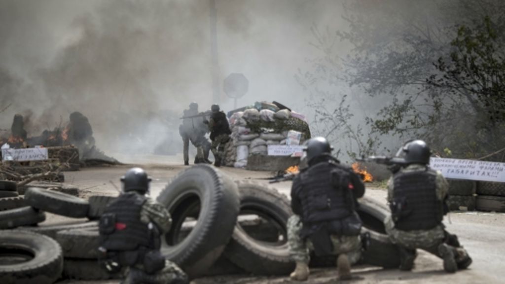 Gewalt in der Ostukraine : Russland beginnt Militärmanöver