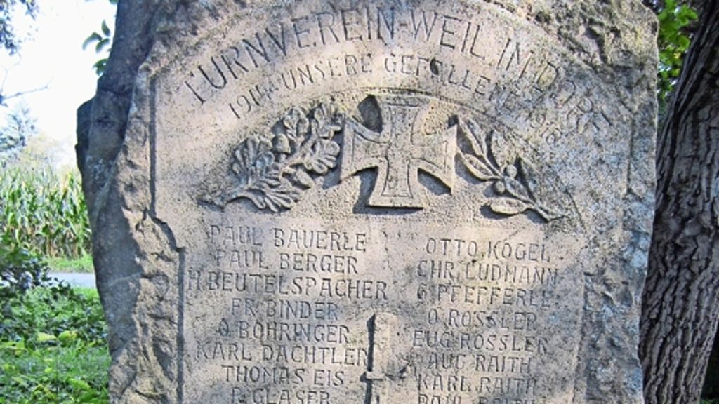 Kriegerdenkmal in Weilimdorf: Ein weiter Weg für einen Stein