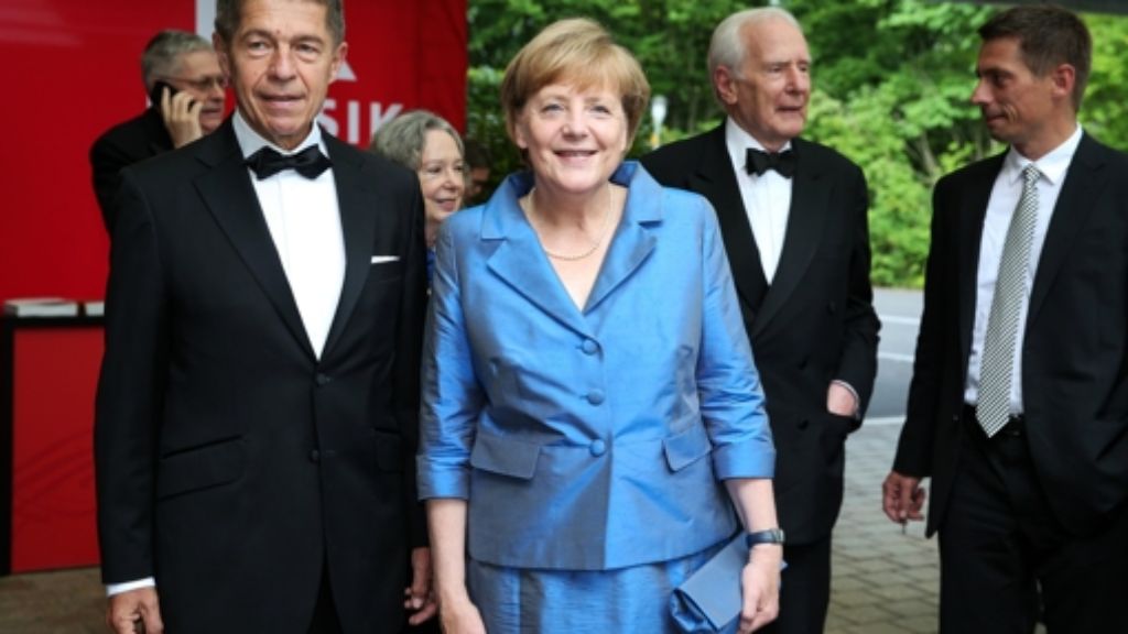 Angela Merkel in Bayreuth: Siegfried lockt Kanzlerin auf Grünen Hügel
