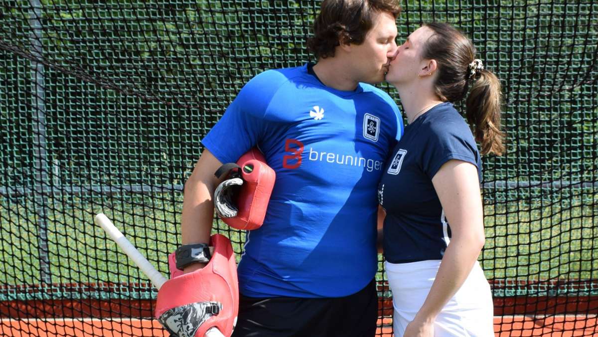 Spieler-Ehepaar beim HTC Stuttgarter Kickers: Die Liebe zum Hockey führte sie zusammen
