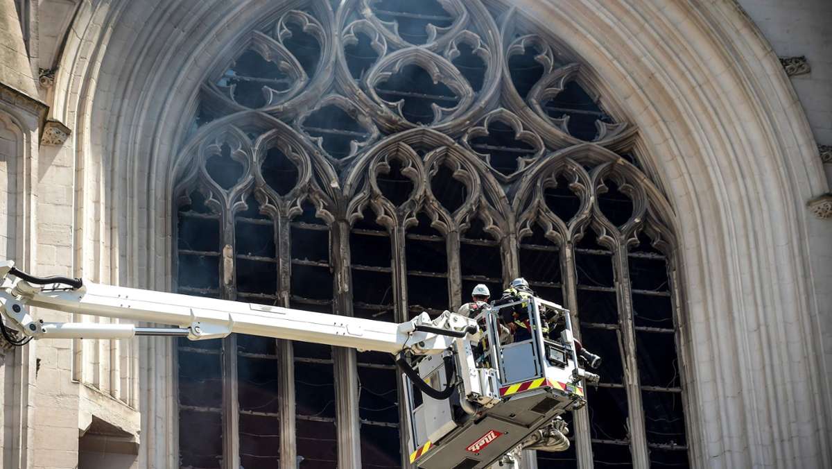 Nantes: Polizei ermittelt wegen Brand in der Kathedrale von Nantes