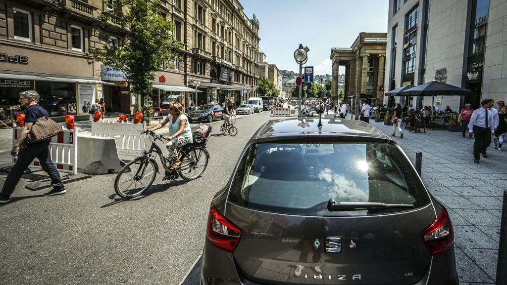 Verkehr in Stuttgart: Plan für weitgehend autofreie City spaltet