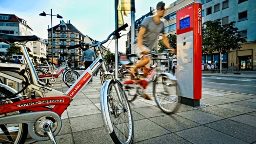 Leihräder in Stuttgart: Die Pedelecs kommen   nur schwer   in Fahrt