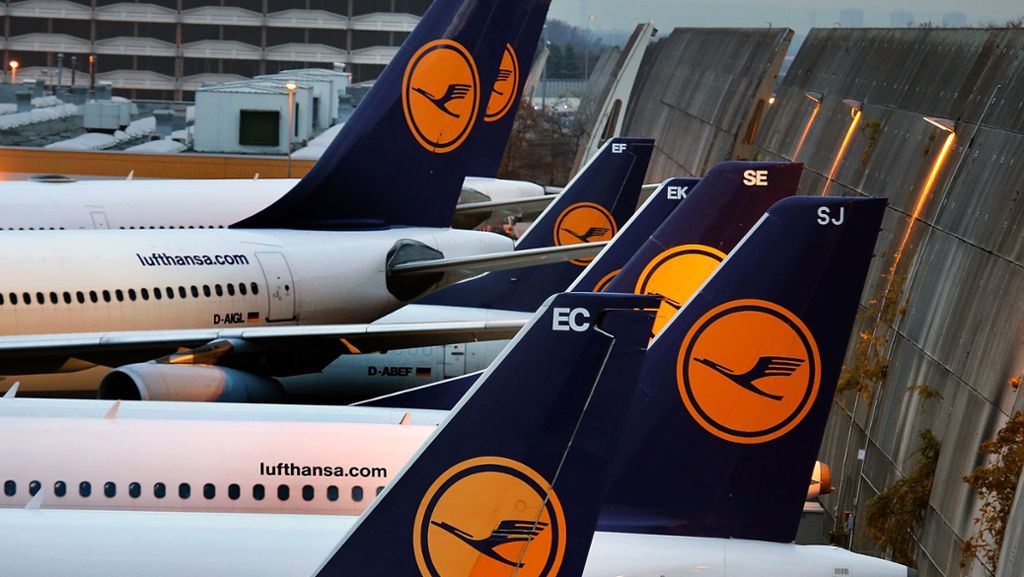 Flughafen Stuttgart: Fast alle Lufthansa-Flüge wegen Streiks gestrichen