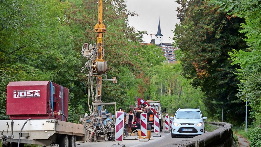 Straße nach Höfingen: Abgerutschter Hang wird erst 2020 saniert