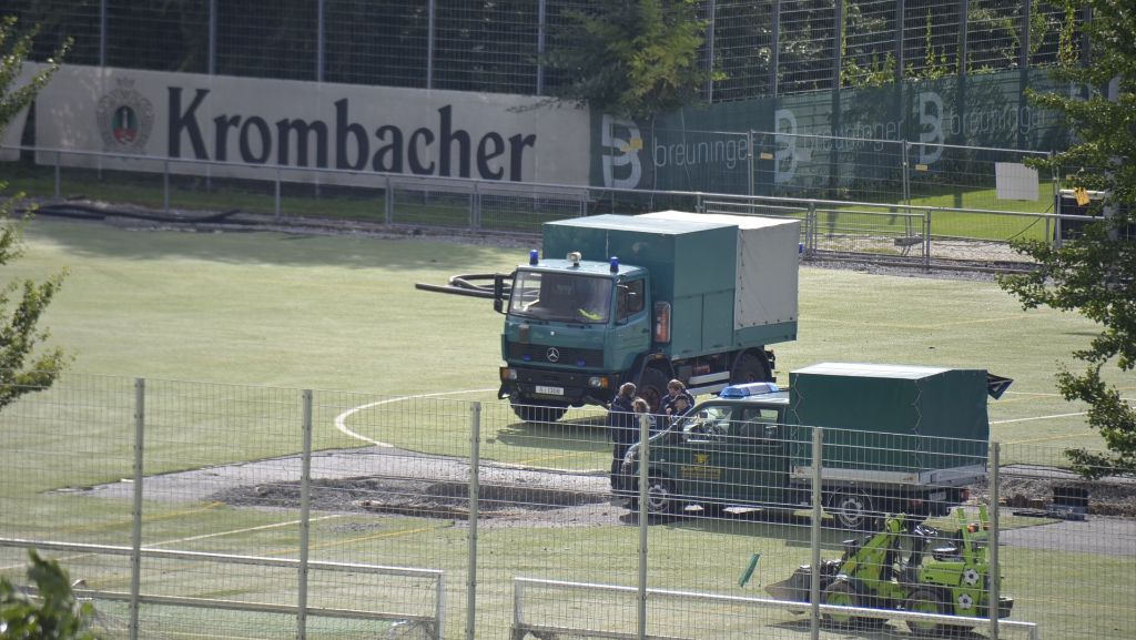 VfB Stuttgart: Fliegerbombe auf Trainingsgelände gefunden