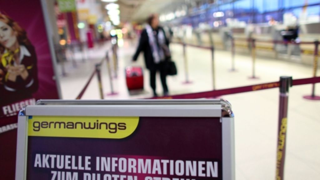 Streik bei Germanwings: Stuttgart mit am meisten betroffen
