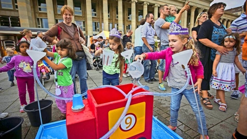 Kinder- und Jugendfestival Stuttgart: Der Schlossplatz wird zum Spieleparcours