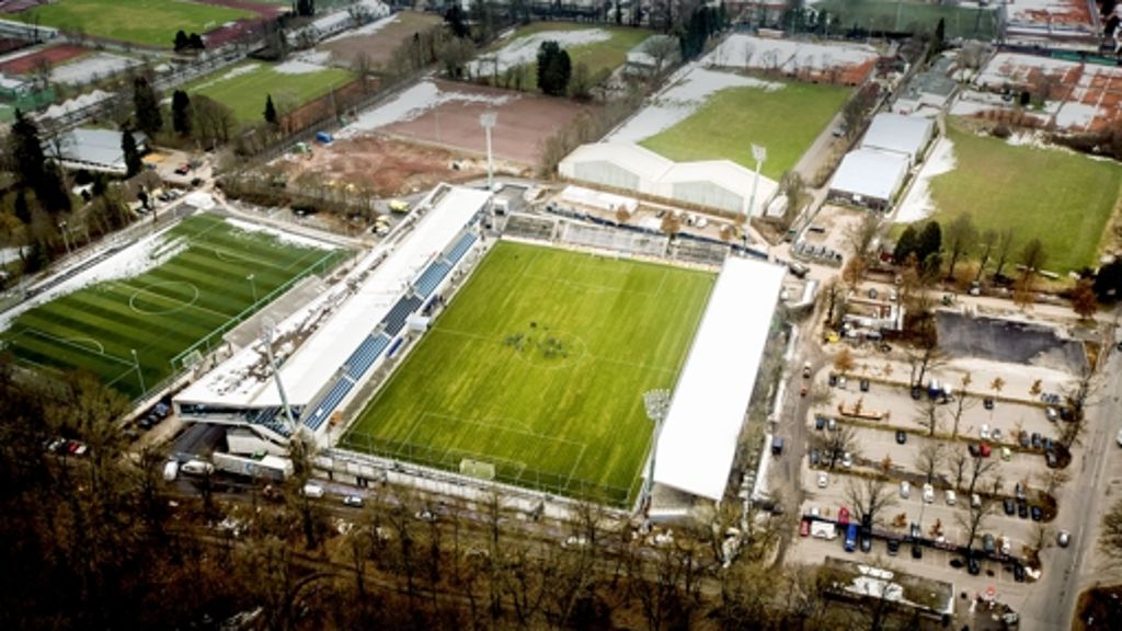 Gazi-Stadion der Stuttgarter Kickers: Wieder Fußball auf der ewigen Baustelle