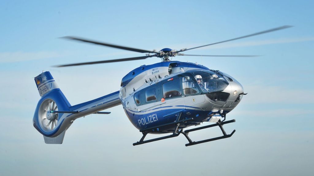 Hubschrauber über den Fildern: Polizei sucht vermisste Frau