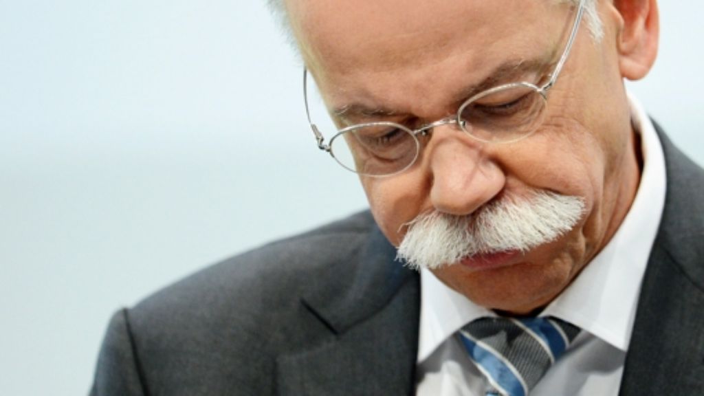 Daimler-Chef Zetsche: Betriebsräte wollten Zetsches Vertrag nicht verlängern
