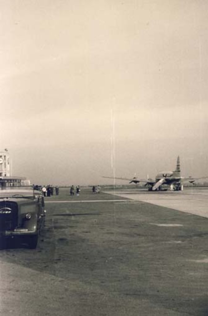 Der Flughafen Stuttgart Ende der 1950er Jahre