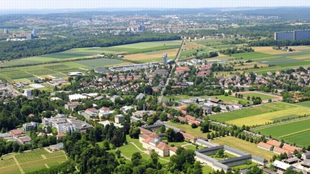 Luftbilder aus Birkach/Plieningen: Das Röslesland  von oben