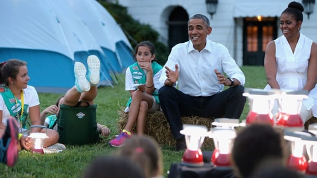 Zelte am Weißen Haus: Camping mit Michelle und Barack Obama