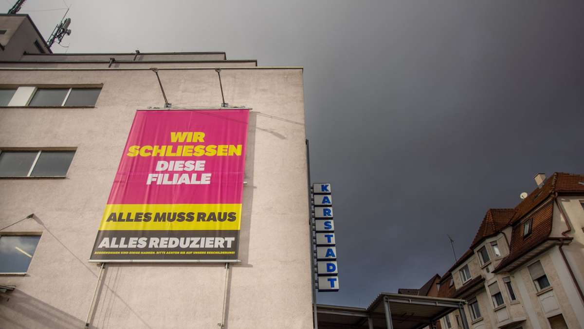 Aus für Esslinger Warenhaus: Keine Waren mehr – Karstadt schließt einen Tag früher